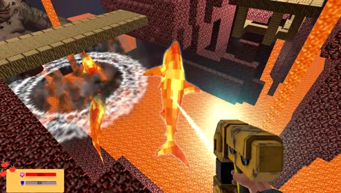 gmod游戏怪兽把奥特曼扔到岩浆里喂岩浆鲨鱼怎么办?