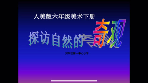人教版六年级美术下册 第1课-20课