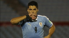 世界杯南美区预选赛，桑切斯进球苏亚雷斯点射，乌拉圭