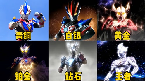假如奥特曼合体有段位,三奥合体成就格罗布,王者传说奥特曼雷杰多