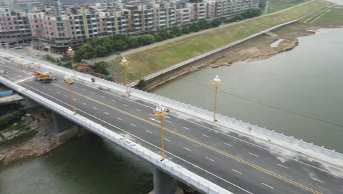 航拍高安瑞州大桥(2021)