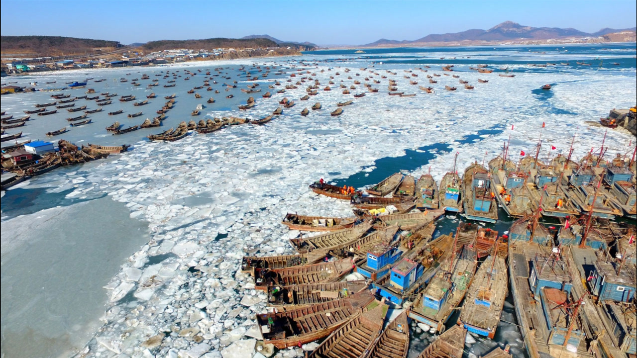 海冰(海水冻结而成的咸水冰)_搜狗百科