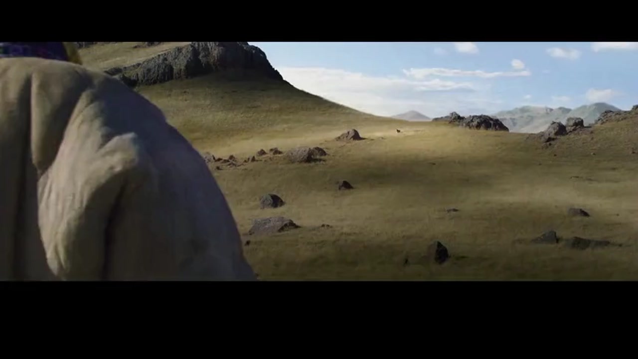 陈阵要离开草原,被放生的小狼来见他最后一面,这画面真是感人