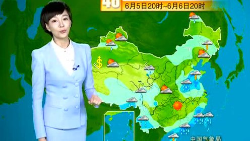 [图]最新中央天气预报视频今天2016\x2F6\x2F4CCTV新闻联播天气预报播放