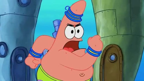 海绵宝宝:派大星表演一边运动一边吃蟹堡,真可爱