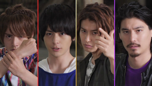 假面骑士build:战兔,龙我,红爹,老实人紧急变身,对阵evolto