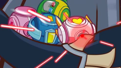 开心超人:小心超人,伽罗与怪物决斗,怪物的技能"掉链子"