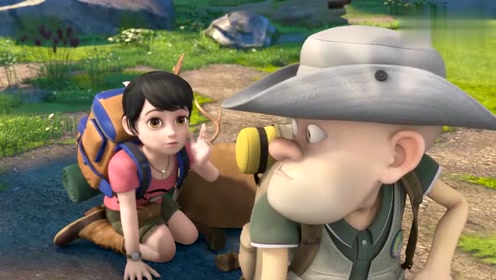 熊出没:二狗假扮野人竟然骗来了好心的赵琳的吃的