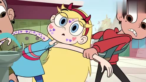 公主闯天关:公主被男生看一眼,身上就会长满紫色的心形,太可爱