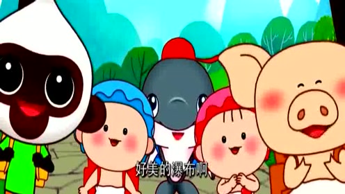 可可小爱旅游篇,德天瀑布,天然山水画廊,美景好似一幅画