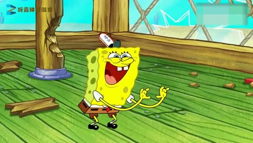海绵宝宝get一项新技能:挠痒痒,笑死我了,不过好像技术还不错