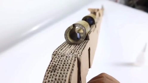 diy利用硬纸板制作吃鸡游戏里的98k模型狙击枪