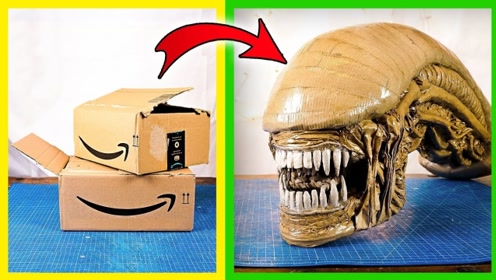 大神用纸板制作异形,复杂程度超乎你想象!