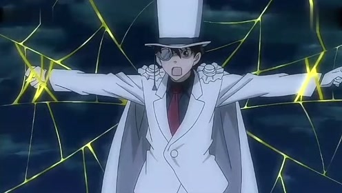 怪盗基德被捉住,没想到白马探会出手相救,真是相爱相杀啊