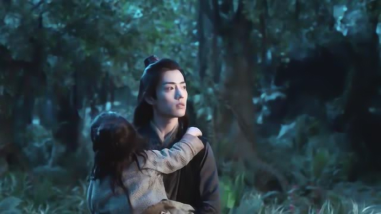 《陈情令》等着羡哥哥牵手的思追,小思追太可爱了