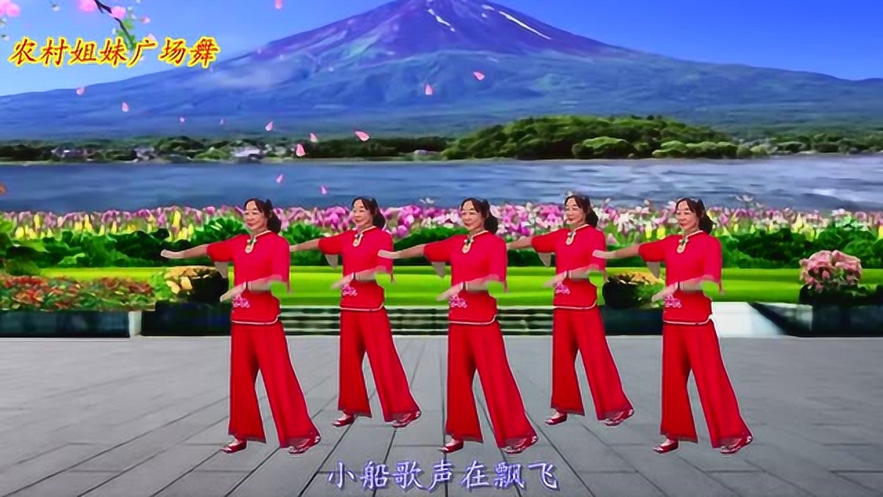 广场舞《北江美》最美风景,柔美抒情,舞蹈简单好看好学
