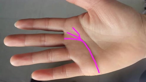 感情线尾端出现"凤尾纹",会因婚姻改变命运,非常幸福