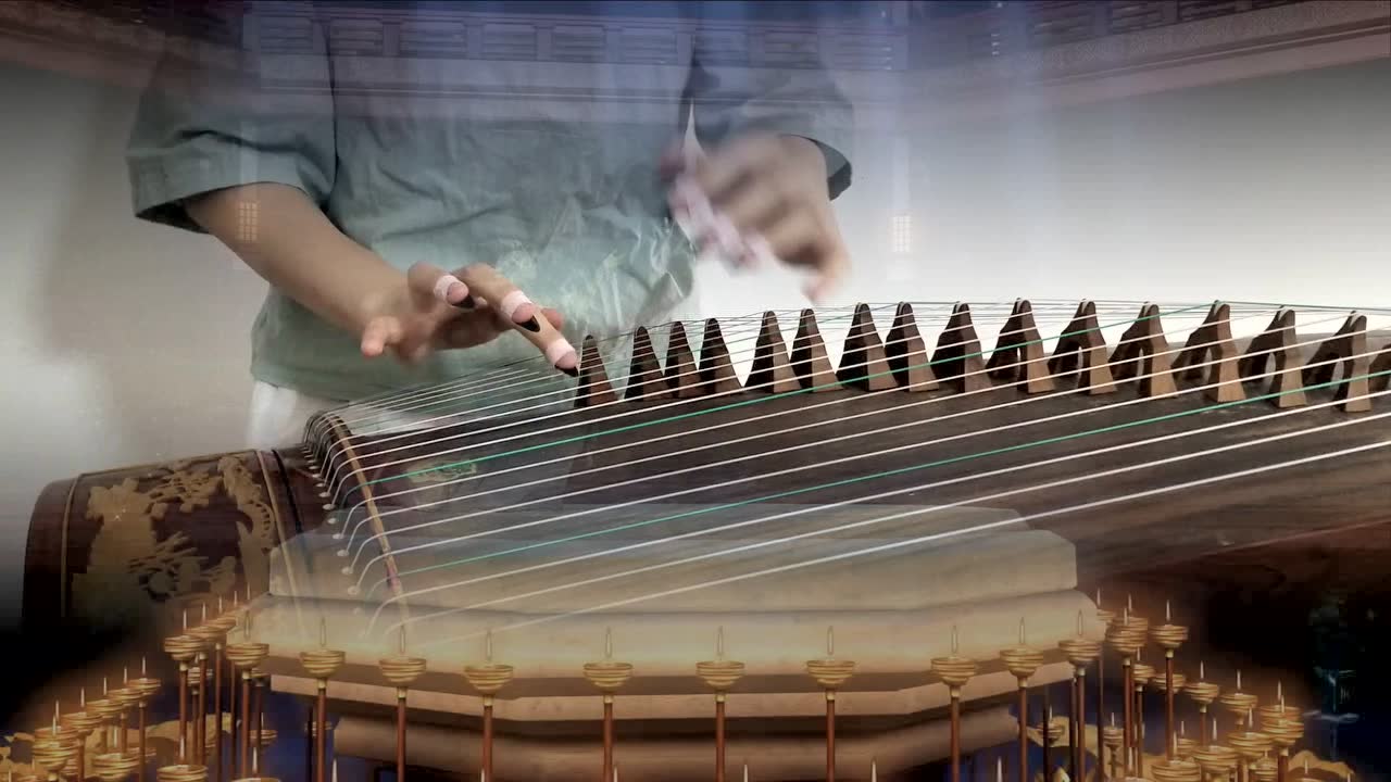 1080p蓝光画质 三倍流畅播放 4k超清体验  02:21   【琴韵莲心】古筝