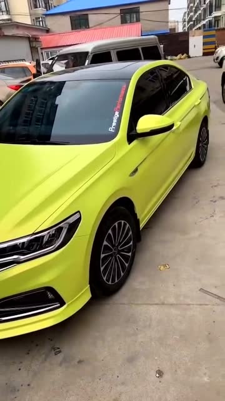 给我的宝来改个颜色,这样就显得很高大上了,开出去属实有气派!