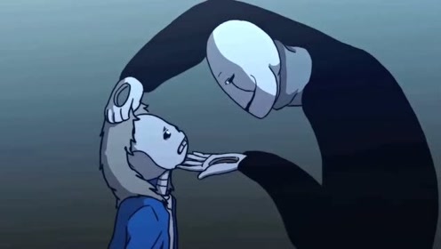 传说之下:沉入海底的sans,小光头看上去太悲伤了