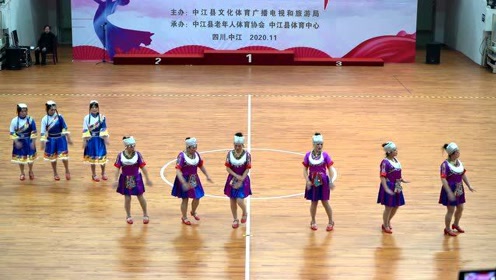 12人队形版舞蹈《瑶族情歌》浓郁民族风情好听又好看