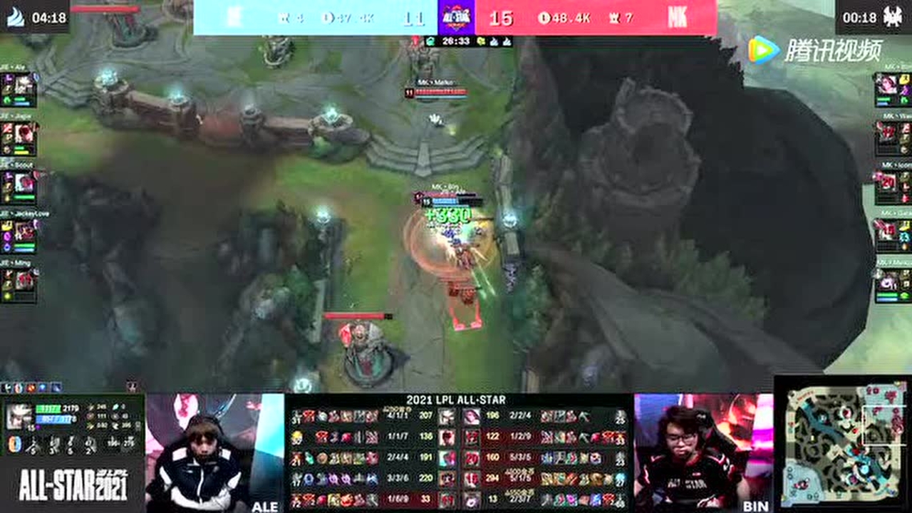 JIEJIE盲僧河道先手GALA ALE卡蜜尔丝血越塔秀双杀