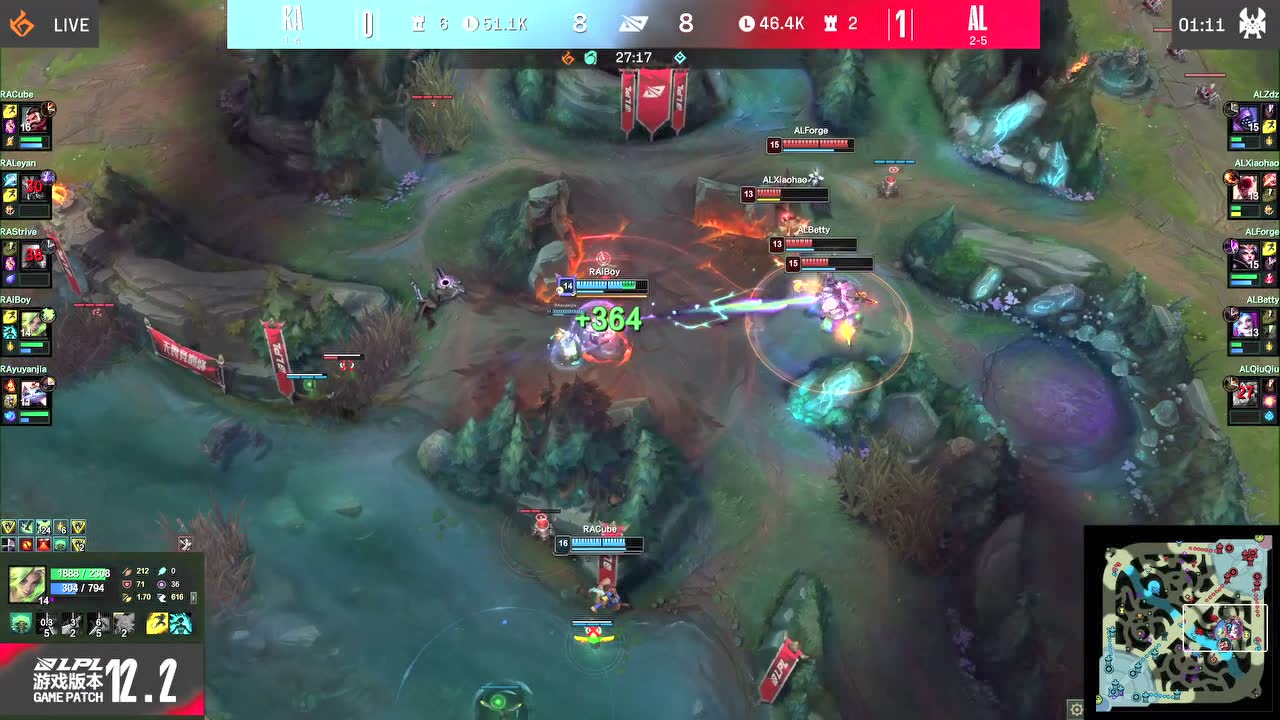 Strive激进走位遭终结 AL极致拉扯扭转局面