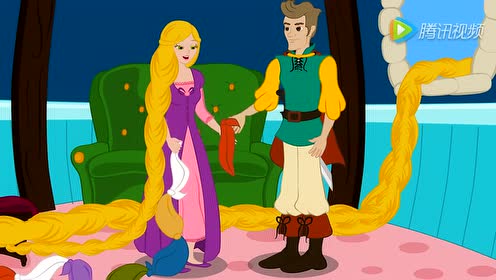 rapunzel长发公主(莴苣姑娘)英文动画