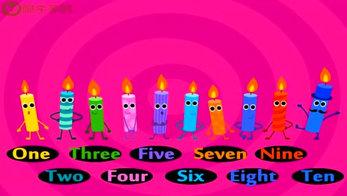 多纳学英语十根小蜡烛ten little candles