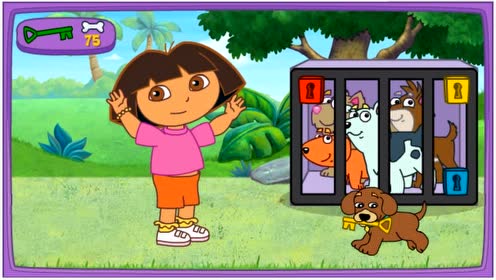 爱探险的朵拉 朵拉救狗狗