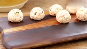 豆腐素食丸子，漂亮又好吃