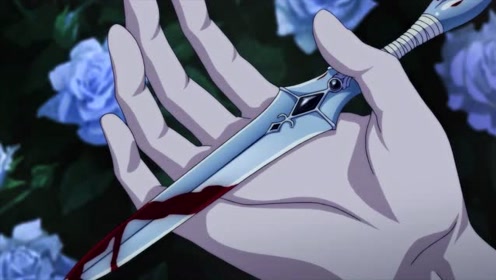 魔鬼恋人:逆卷昂看着匕首上小森唯残留的血液,异常的愤怒