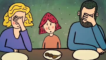 有趣的动画短片：我家人反对我成为素食者