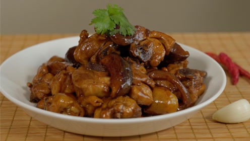 饭店厨师教做红烧鸡块,鸡腿水分要煸炒出去,好吃又下饭的家常菜
