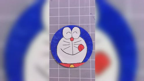 哆啦a梦盘子画