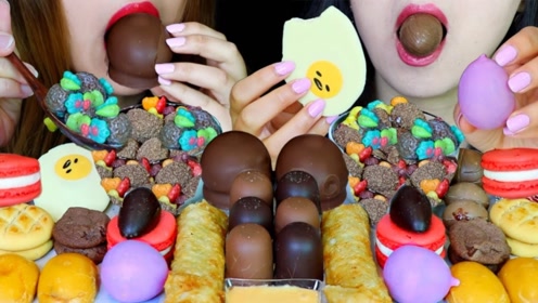 美女吃甜食真解馋,吃货们难以抵抗,声音有没有征服耳朵?