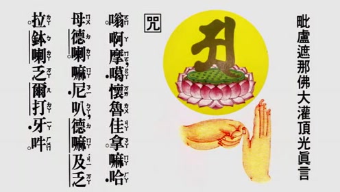 毗卢遮那佛大灌顶光真言(慧律法师念诵)