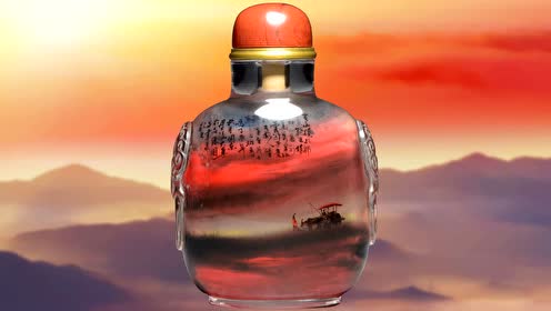 张大勇内画作品《送友人》