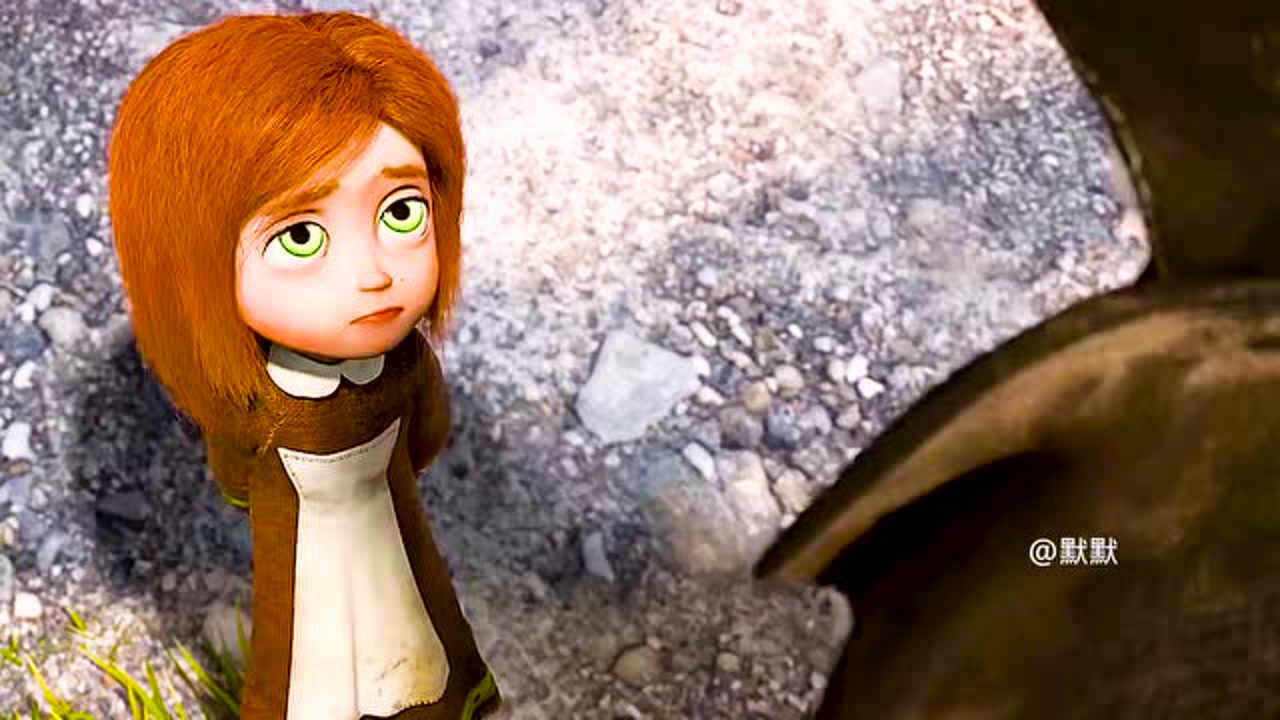 镰刀死神要带走小女孩,结果镰刀被小女孩碰坏了,最后死神!