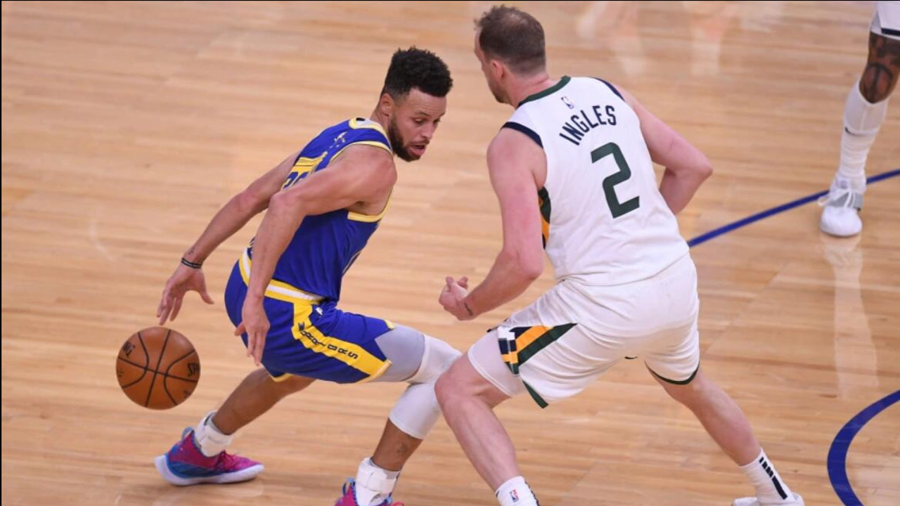 库里丝滑控球过人混剪 极限拜佛 蝴蝶穿花