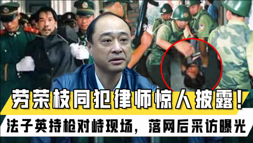 法子英持枪对峙现场,落网后采访曝光