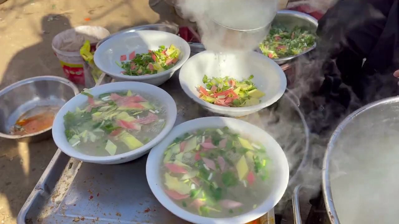 农村大席,农村大厨做的羹汤大人小孩都爱喝