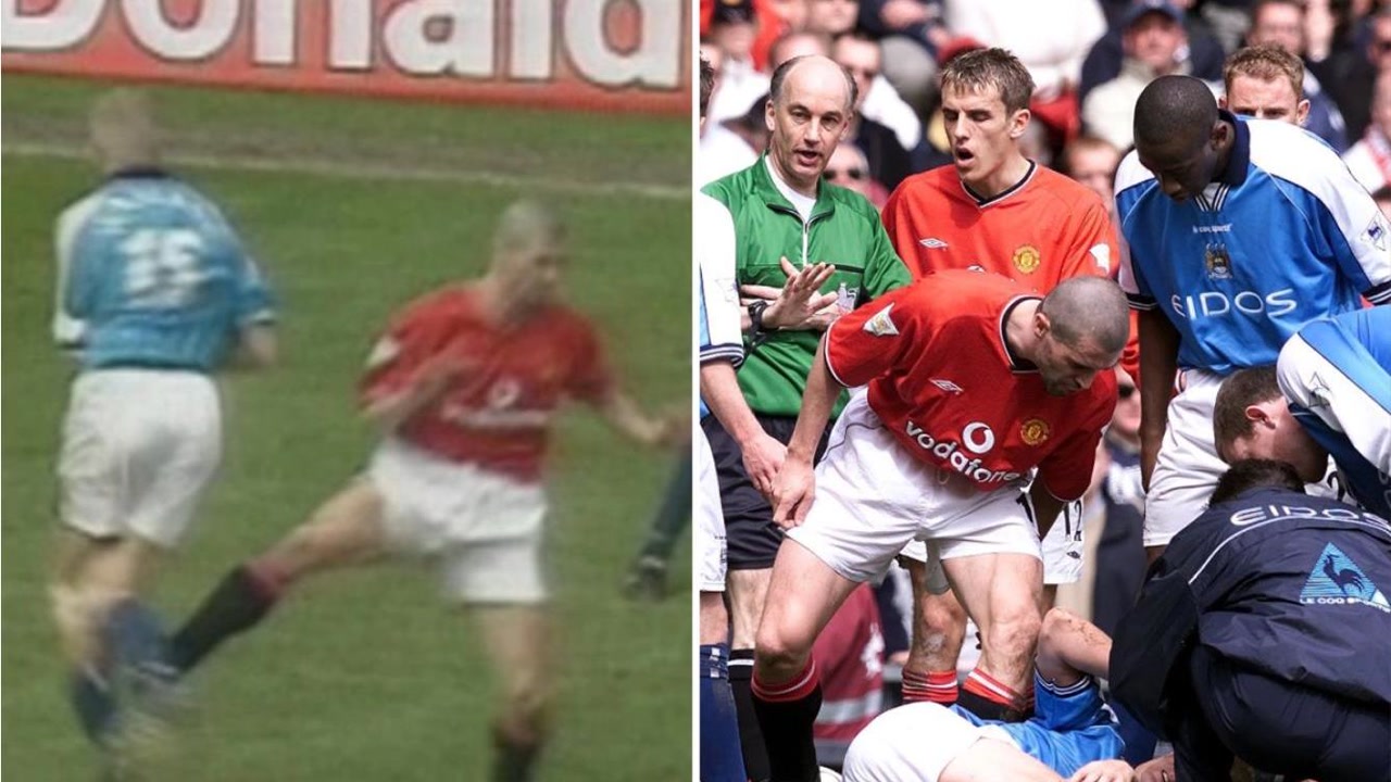 专辑| 曼市德比恩怨史:基恩飞踹老哈兰德 欧文96分钟争议绝杀