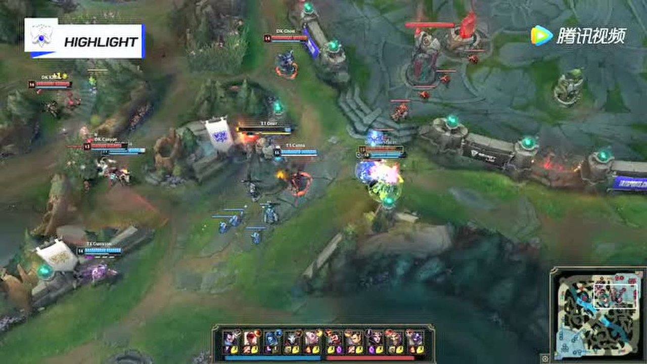 【高光时刻】T1 vs DK 第2局