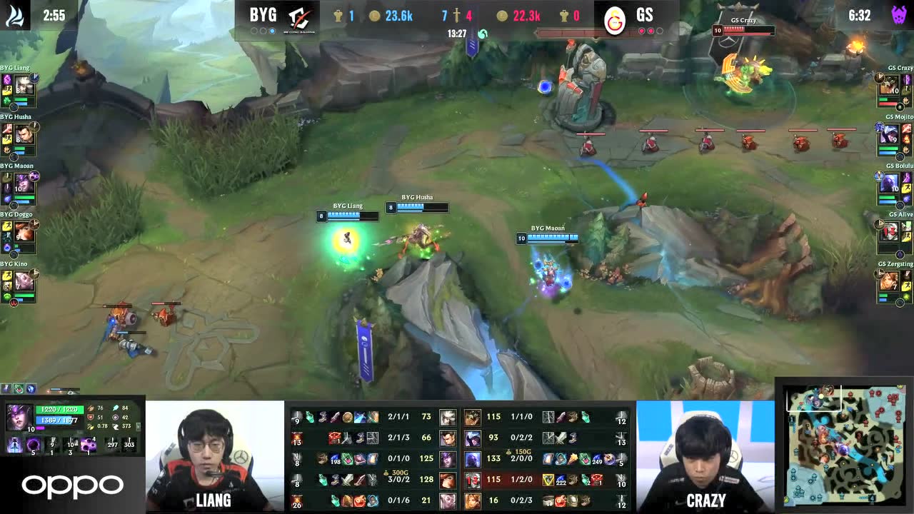 Doggo弹幕时间洗死EZ Crazy1v2残血逃生