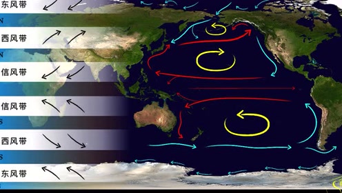 [图]太平洋洋流的成因与分布