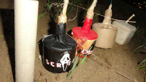 罕见"地雷炮",爆炸半径达5米,串起来引爆更震撼