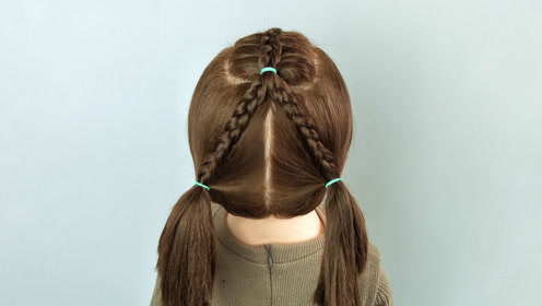 小清新马尾辫的各种花样步骤 小女孩发型绑扎方法