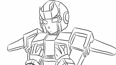 变形金刚擎天柱儿童亲子简笔画宝宝轻松学画画