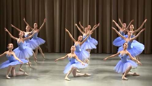 蓝色小天鹅,最后谢幕的姿势好美!